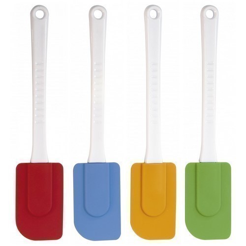 ESPATULA SILICONA IMF MANGO PLASTICO COLORS 25CMS